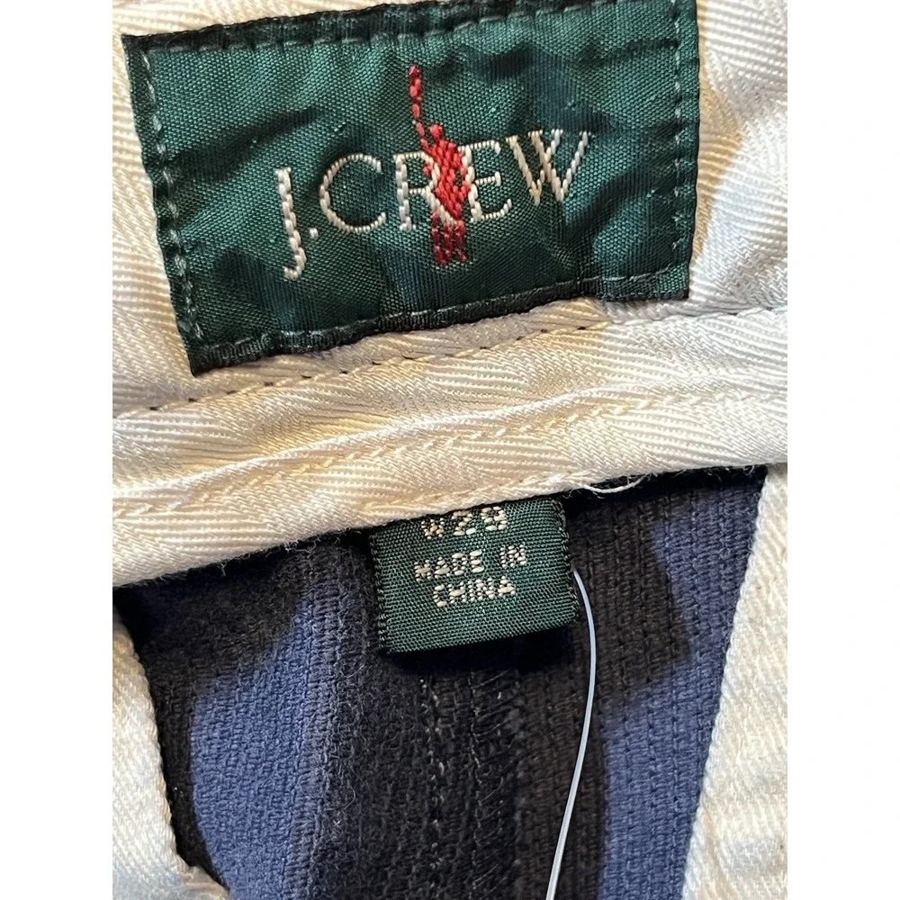 J. Crew Relaxed-fit Pleated Corduroy Trouser w Retro Skier‎ Embroidery Size 29
